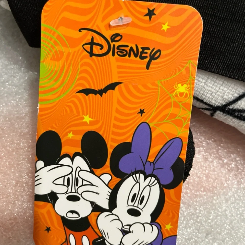 Disney Halloween Mickey and Minnie Spider Web Blanket